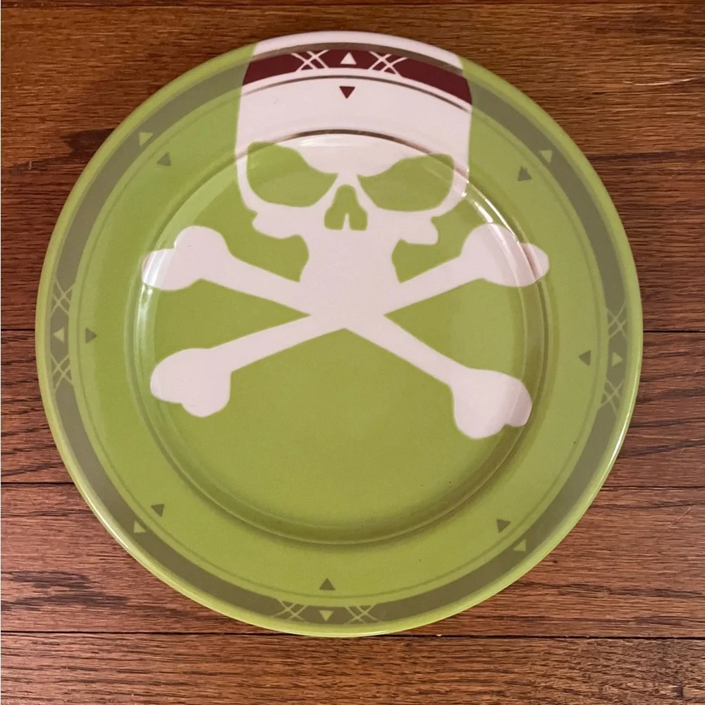 Decor plate PIRATE SKULL by an artist FOOD SAFE